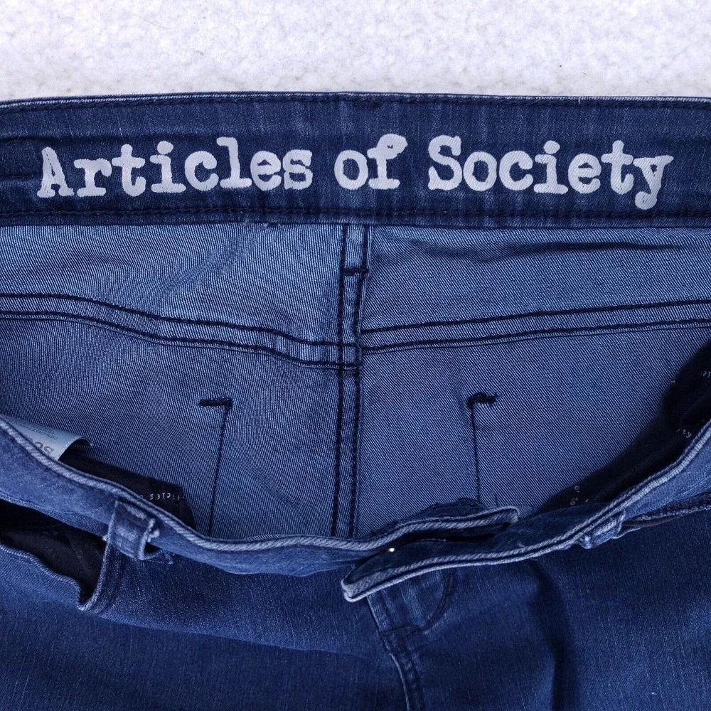 Articles of Society Blue Jeans Womens Size 26 Soft Denim Casual Distressed Pants